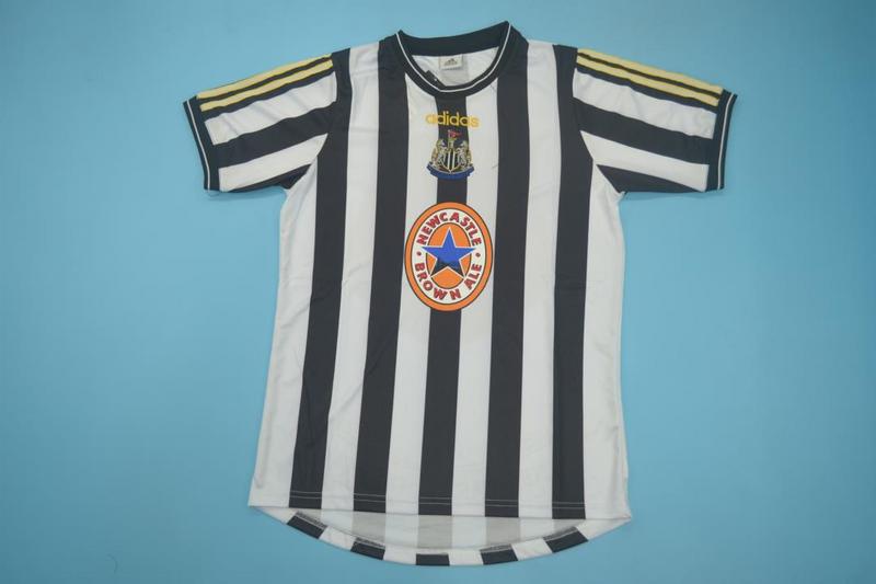 AAA(Thailand) Newcastle United 97/99 Home Retro Soccer Jersey
