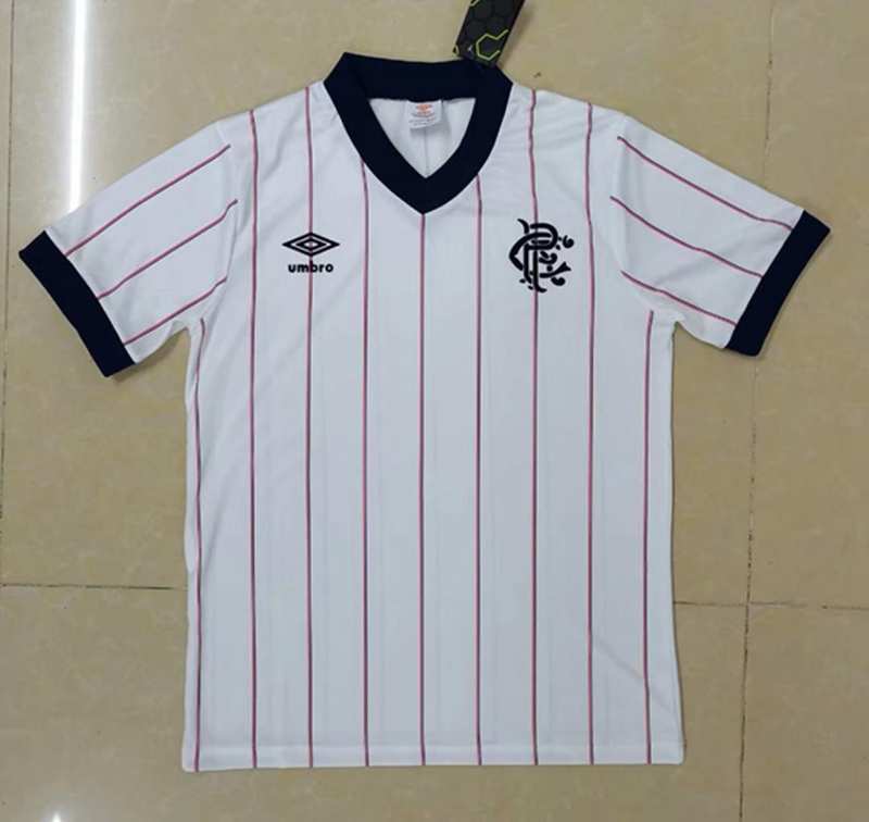 AAA(Thailand) Rangers 82/83 Away Retro Soccer Jersey