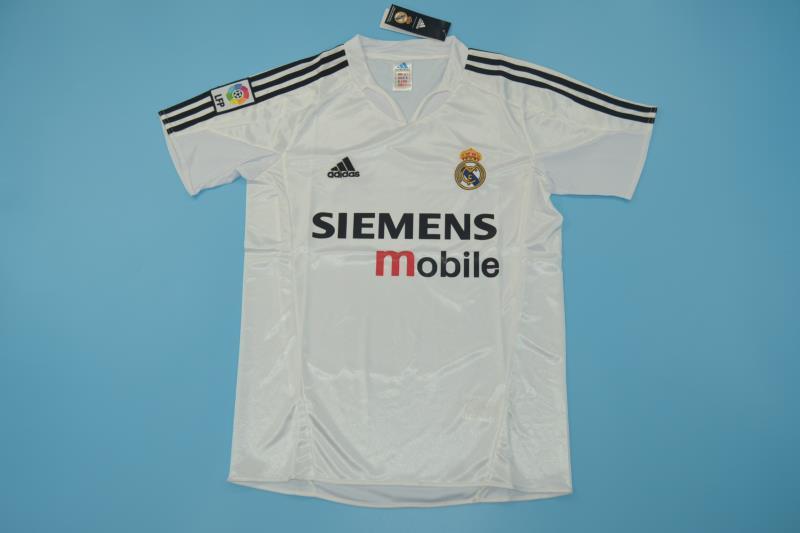 AAA(Thailand) Real Madrid 04/05 Retro Home Soccer Jersey
