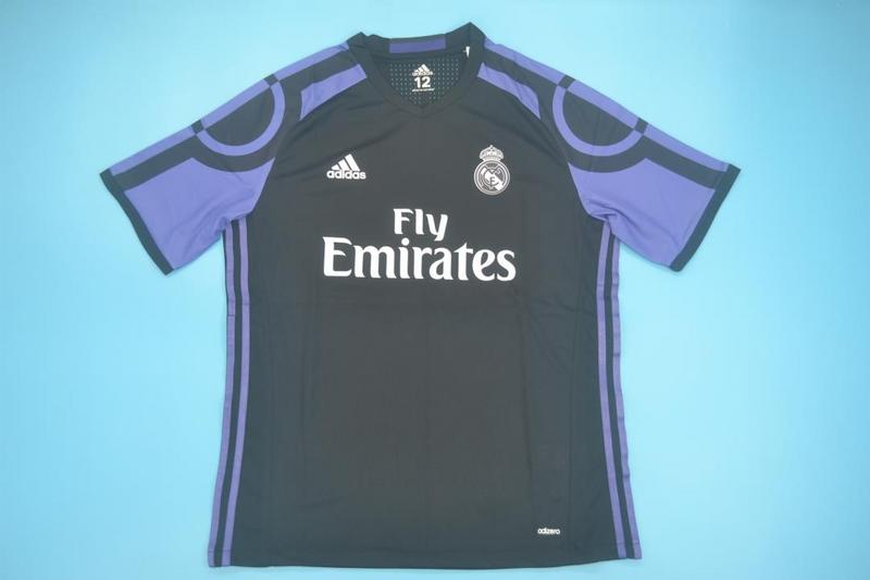 AAA(Thailand) Real Madrid 16/17 Retro Third Soccer Jersey(Player)