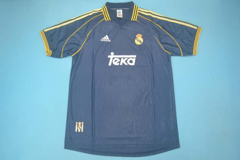 AAA(Thailand) Real Madrid 98/99 Retro Away Soccer Jersey