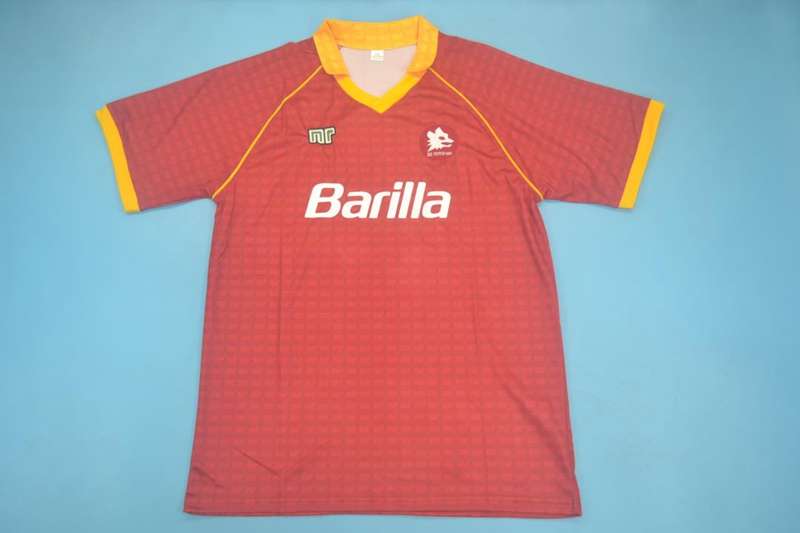 AAA(Thailand) Roma 1990/91 Home Retro Soccer Jersey