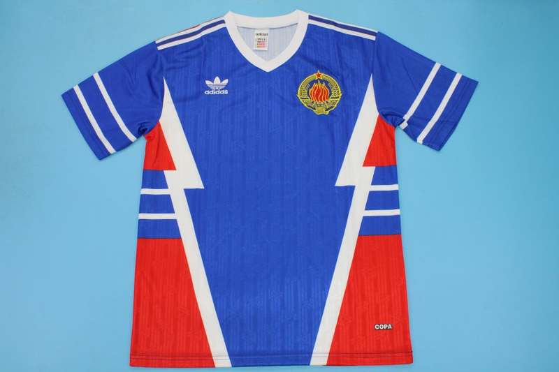 AAA(Thailand) Yugoslavia 1990 Home Retro Soccer Jersey